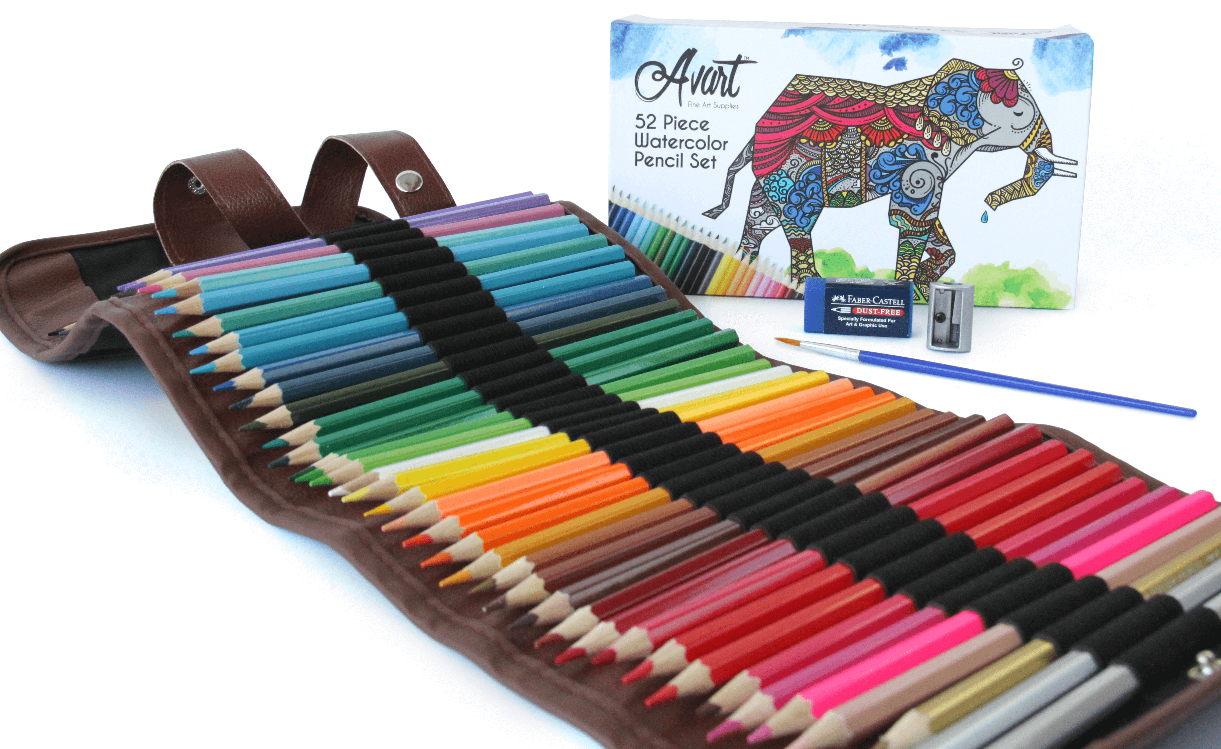 Avart 52 piece watercolor pencil set